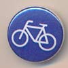 Button Radweg / Fahrrad