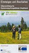 Übersichtskarte Kammweg Erzgebirge-Vogtland