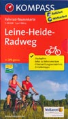 Leine-Heide-Radweg KOMPASS Fahrrad-Tourenkarte Maßstab 1:50.000