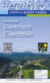 Stadtplan Gemeinde Bayrisch-Eisenstein, Zelezna Ruda mit Umgebungskarte