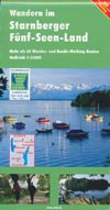 Wandern im Starnberger Fünf-Seen-Land Maßstab 1:35.000
